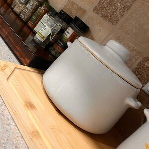 Solid Heavy Stoneware Vintage West Bend (USA) Stoneware Crock